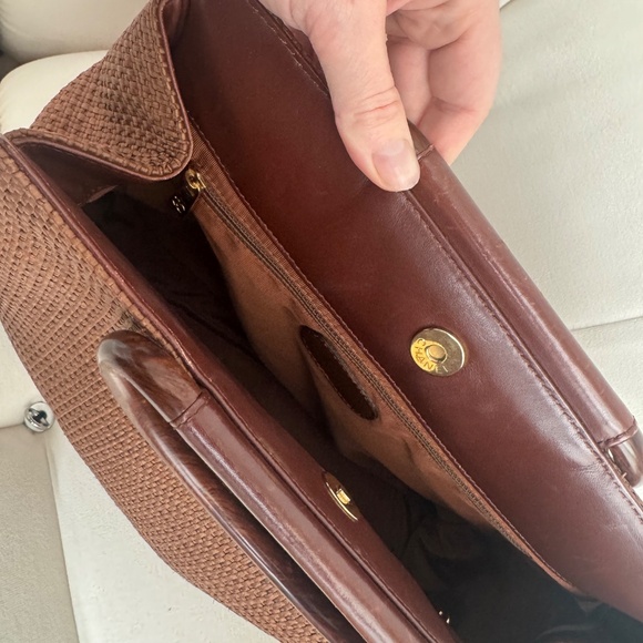 Chanel Raffia Top Handle Handbag - Picture 2 of 6